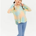 thumbnail image 2 of Girls Fall T Shirts Sun Outdoor Sports Breathable Comfortable Multicolour Going Out Fall Tops for 13-14 Years, 2 of 5