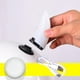 thumbnail image 3 of Cuerno de diablo iluminado para accesorios de casco adhesivo apto para motocicleta Blanco, 3 of 9