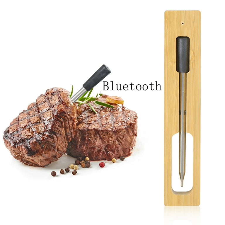 Smart Bluetooth Wireless Meat Probe Thermometer, Cincofelia Food  Thermometer with Wireless Range, APP Control, BBQ Meat Thermometer for  Grilling