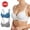 Multicolor-A, variant on Women's 3-Pack Underwire Push Up Bra Set W-Wire Lace Bralette Yellow Pink Blue 32B-40C