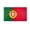 Portugal 3x5 ft Polyester Flag, variant on AGAS Small 4" x 6" 4x6 inch Portugal Hand Flag Polyester material Stitched Edges 11" Plastic Stick Portuguese Hand Held Mini Small Stick Flags