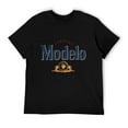 thumbnail image 2 of Modelo Print Mens T Shirts Cotton Short Sleeve T-Shirt Crew Neck Tees Casual Shirt, 2 of 5