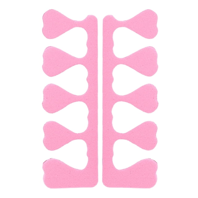 10 pares de separadores de dedos para pedicura: separadores de dedos de espuma suave para uso en spa