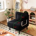thumbnail image 4 of Convertible Chair Bed with Adjustable Backrest - Relaxing in Bedroom Reading, 4 of 5