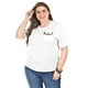 thumbnail image 1 of Blusa con detalle de bolsillo Roman Fashion /Tallas Extras, 5111 (Blanco) blanco 42, 1 of 6
