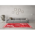thumbnail image 3 of Ahgly Company Indoor Round Animal Red Traditional Area Rugs, 4' Round, 3 of 4