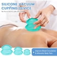 thumbnail image 4 of 6PCS Silicone Cupping Therapy Set, 3 Sizes Silicone Cupping, Cuppings Therapy Set for Body, Massage Tools, Practical Presents (Green), 4 of 7