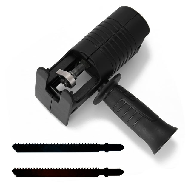 Amdohai Electric Drill Modified To Electric Saws Accessory Electric Reciprocating Saws Drill to Jig Saws Portable Woodworking Cutting Utility Tool with 2 Sawblade