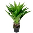 thumbnail image 5 of Northlight Real Touch™️ Green Artificial Agave Succulent Plant In a Black Pot - 30.5", 5 of 9