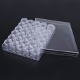 thumbnail image 2 of Seal And Store, Save Space Clear Container Jars, 30 Pcs Round Small Containers, Plastic Containers, For Storing Earrings Rings Beads For Displaying Rhinestone, 2 of 8