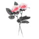 thumbnail image 4 of Rosas artificiales con globos oculares, accesorios para disfraz de Halloween, realistas. blanco con rojo, 4 of 9