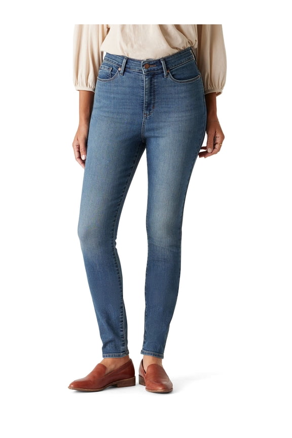 Women's and Women's Plus High Rise Skinny Jeans, Sizes 2-20