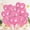 Pink 10pcs, variant on Heart Foil Balloons, Aluminum Foil Balloon Set with Ribbon Straw for Christmas Valentine Wedding Birthday Party Decor 9.45x7.87 in