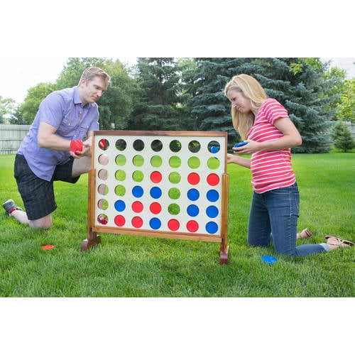 Yard Games Large 4 In A Row Game Big Fun For Adults Teen Connect Party Backyard 