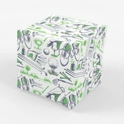 Stesha Party Golf PriNst Wrapping Paper Men Golfing Gift Wrap - Folded Flat 30 x 20 Inch - 3 Sheets