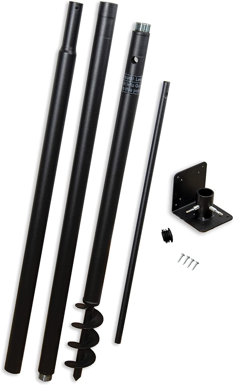 Universal Mounting Pole Kit - Great for Post-Mounted Bird Houses and
