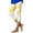 White, variant on TinyBloomm Women's Casual Fashionable Printed Sports Tight Pants Yoga Pants Three Quarter Length Pants Base Pants Chub Rub Shorts for Women plus Size plus Size under Shorts for Women