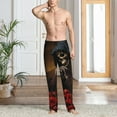 thumbnail image 6 of Fotbe Elegant Rose Skull Men's Pajama Pants,Sleepwear Pants,Pj Bottoms Drawstring And Pockets-Large, 6 of 7