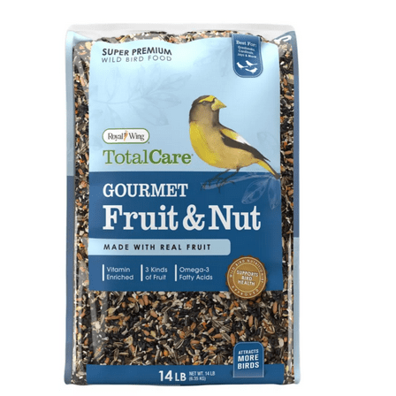 Royal Wing Total Care Gourmet Nut and Fruit Blend Wild Bird Food 14 lb