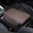 thumbnail image 4 of Cojín para reposabrazos de coche, funda para reposabrazos de coche, protector de consola central Café, 4 of 9