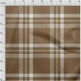 thumbnail image 4 of oneOone Polyester Spandex Brown Fabric Check Sewing Craft Projects Fabric Prints By Yard 56 Inch Wide, 4 of 4