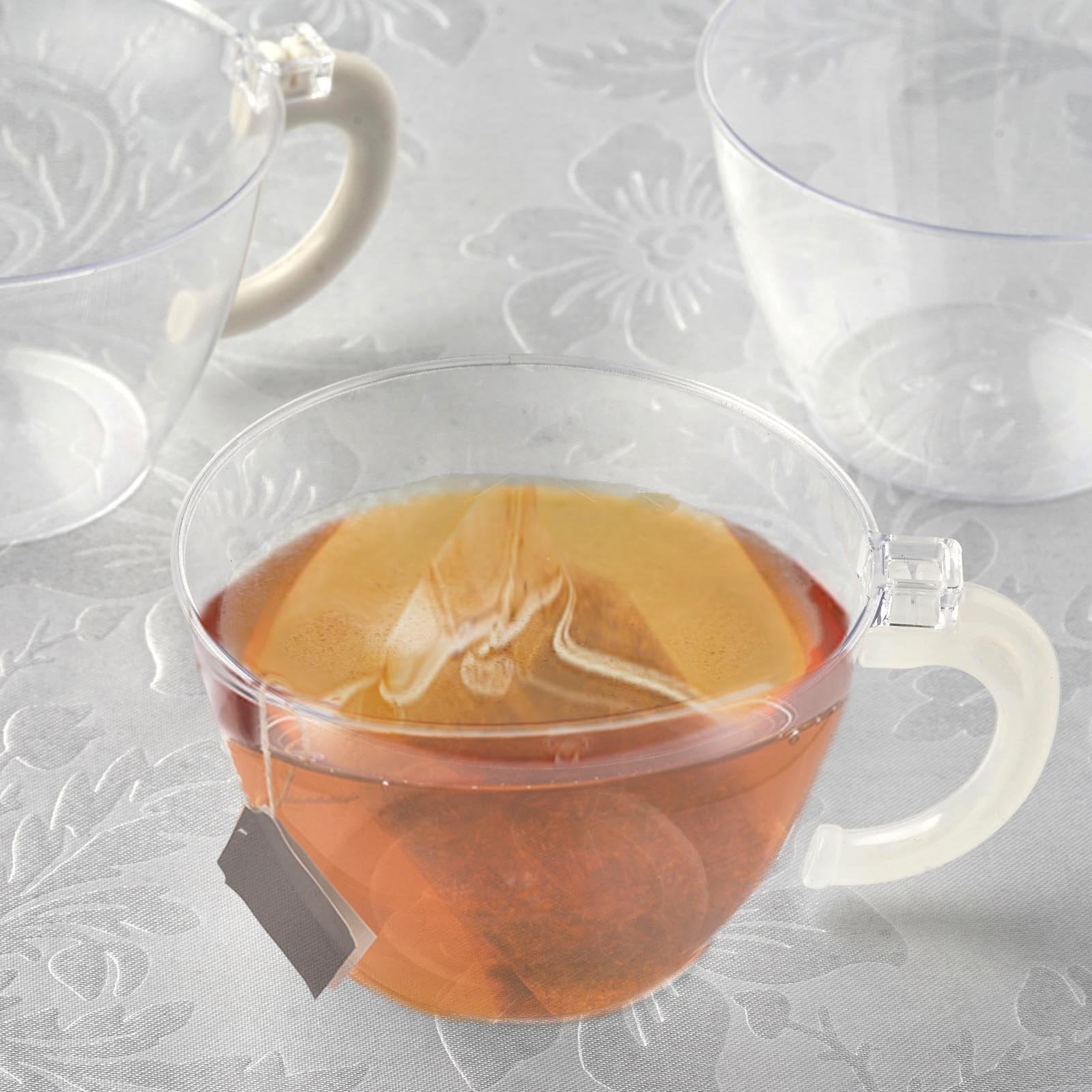 disposable paper tea cups with handles