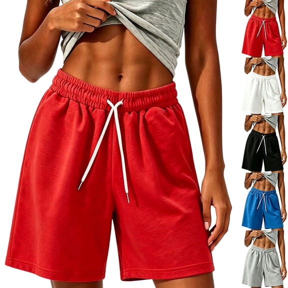 Pafei Tyugd Mesh Shorts for Women Athletic Cozy Breathable Bermuda Shorts with Pockets Casual Elastic Drawstring Waisted Basketball Shorts Blue M