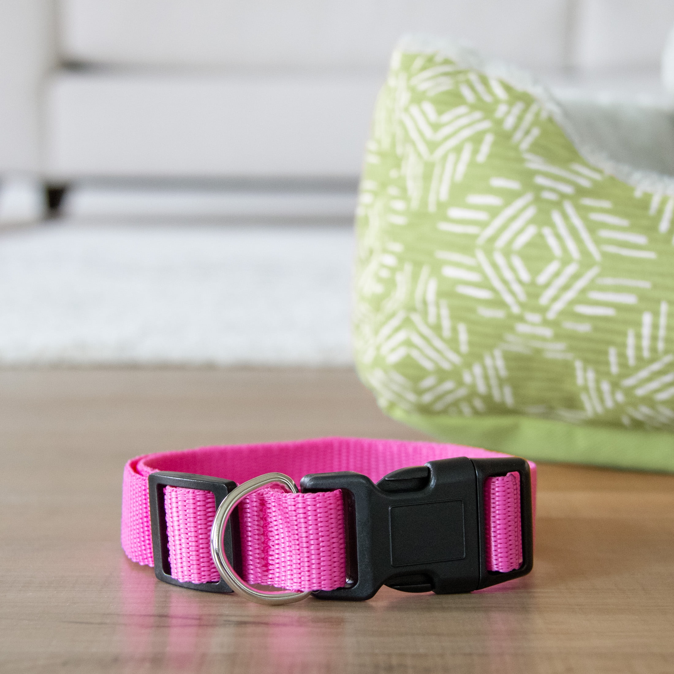 (6 pack) Pet Champion Dog Collar Large Pink, 1.0 CT