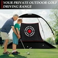 thumbnail image 6 of Gagalileo 12' x 7' Golf Practice Net with Large Impact Target, Portable Backyard Driving Range Hitting Net, Easy Setup Indoor Outdoor Training Aid with Carry Bag & Stakes, 6 of 10