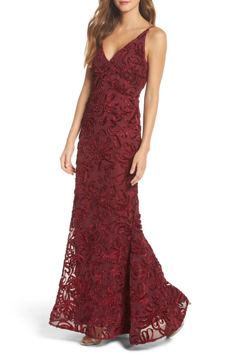 Buy Womens Dress Deep Burgundy Lace 
