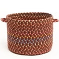 thumbnail image 1 of Rhody Rug WO41B010X008 10 x 8 in. Woodstock Basket, Maroon & Multi Color, 1 of 1