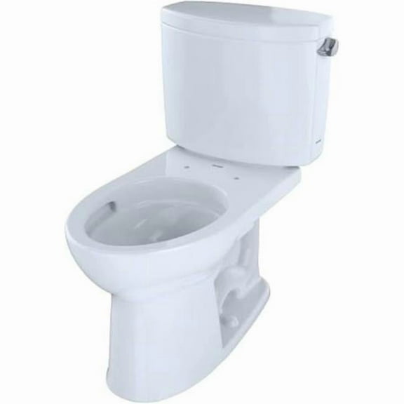 CST454CEFRG-01 Elongated 1.28 GPF Toilet with Right-Hand Trip Lever, Cotton White - 2 Piece