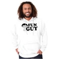 thumbnail image 4 of Fun Guy Fungi Mushroom Nerdy Geeky Men's Big & Tall Graphic Hoodie Brisco Brands 5X, 4 of 5