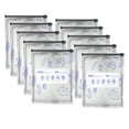 thumbnail image 1 of Sacs de Rangement Refermables en Papier D\'aluminium Réutilisables – Pochettes à Fermeture Éclair sous Vide Étanches à la Chaleur et Réutilisables avec Étiquette et Fond Autoportant pour Légumes et Viande, 1 of 4