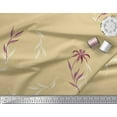 thumbnail image 3 of Soimoi Georgette Viscose Fabric Leaves & Wild Flower Decor Fabric Printed Yard 42 Inch Wide, 3 of 3