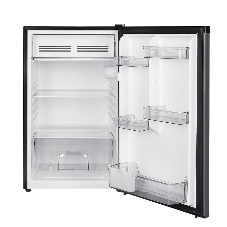 Premium Levella 3.2 Cu Ft Mini Fridge With Freezer Compartment In White