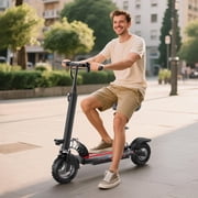 Electric Scooter, Dual Motor 1200W Peak,48V 15AH 27 MPH, Foldable Adult Scooter, UL 2272 Certified Full Suspension
