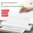 thumbnail image 2 of Impresora Impresora TéRmica A4 PortáTil Sin Tinta Impresora PortáTil InaláMbrica Bluetooth para Oficina en Casa, 2 of 5