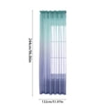 thumbnail image 3 of shyuyusa Gradient Color Window Screen 52.0*96.1 Inch Balcony Shade Curtain Light Filtering Drapes For Home, 3 of 6