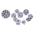 thumbnail image 1 of Juego De Dados De Varios Lados De Dados Digitales De 10 Piezas Para Juego De Rol De Juguete Blanco Sunnimix Dado, 1 of 2
