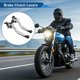 thumbnail image 2 of Palancas de freno y embrague cortas y largas para Kawasaki Vulcan S 650 15-23, palanca de freno ajustable de motocicleta, aleación de aluminio, mango tono plateado con extremo negro, 2 of 6