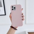 thumbnail image 1 of Funda de silicona líquida sólida Original de lujo para iPhone 13 12 11 Pro Max para iPhone 14 11 Xr Xs MAX funda trasera suave Tpu Fundas Tan Jianjun unisex, 1 of 2