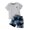 Grey, variant on Kids Clothes Kid Boys Outfits Clothes Boy Coconut Tree Print Tee High Waist Summer Shorts Set Beach Vacation Outfits 2-3 Years,Black