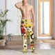 thumbnail image 2 of Balery Vehicles Pantalones de pijama para hombre, pijama ultraligero, pantalón de descanso-Medium, 2 of 6