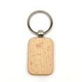 thumbnail image 1 of LLavero de madera Natural, cadena Circular con forma de corazón, regalo personalizado, grabado en blanco, bricolaje, venta al por mayor, fábrica a granel, 1 of 4