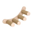 thumbnail image 3 of Estante de pared para gatos, escalones de pared fáciles de instalar con escaleras de yute y poste rascador de madera para saltar y jugar., 3 of 9