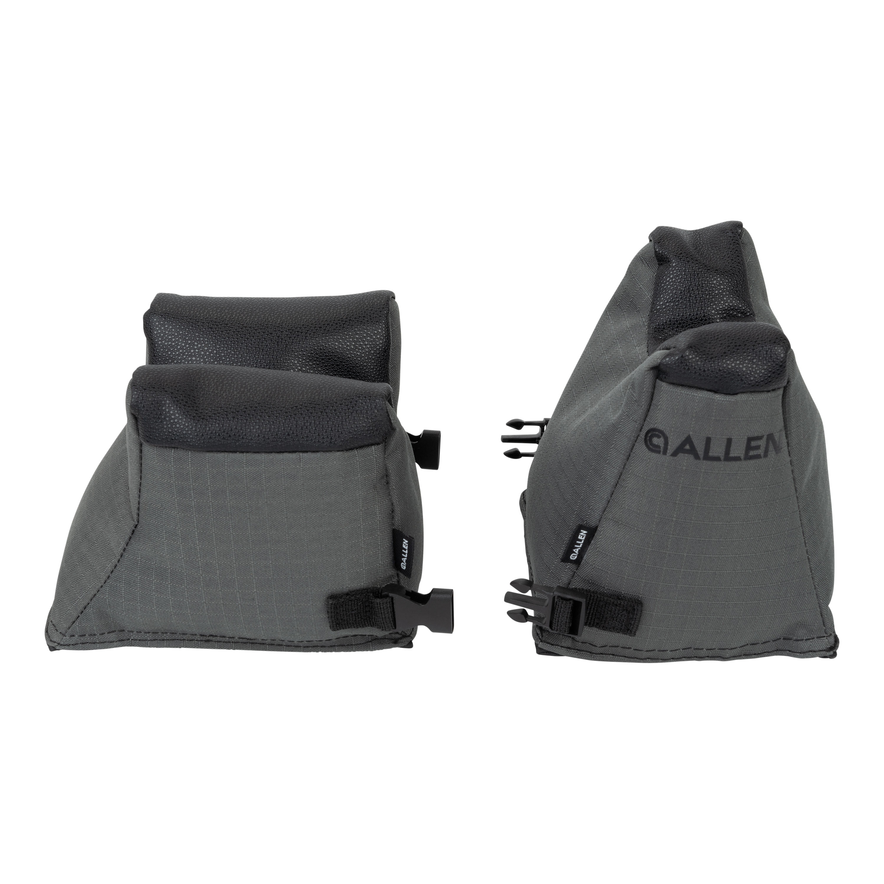 Allen Company Front and Back Large Filled Rifle Shooting Rests, Gray, Polyester, Model 18312A