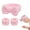 A-Pink, variant on Face Wash Headband 3 Pack Head and Wrist Bands for Washing Face Spa Headband Soft Makeup Headband Fleece Skincare Headbands
