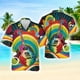 thumbnail image 4 of Camisa de hombre Harajuku con estampado de guitarra en 3D, ropa de calle de hip hop para hombre, camisa holgada de gran tamaño, blusas casuales de moda de manga corta, 4 of 5