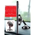 thumbnail image 5 of On-Board Bracket 360 ° Rotatable Double Rotating Shaft Heightening Magnetic Mobile Phone Bracket Magnetic Suction Cup Small and Convenient Suitable for Any Mobile Phone Model Black, 5 of 5